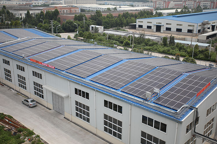 estação solar em grade na china
